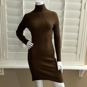 Philippe Le Bac Ribbed Cashmere Dress